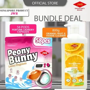 58 POD CAPSULES + JWB DISHWASH 800 gram